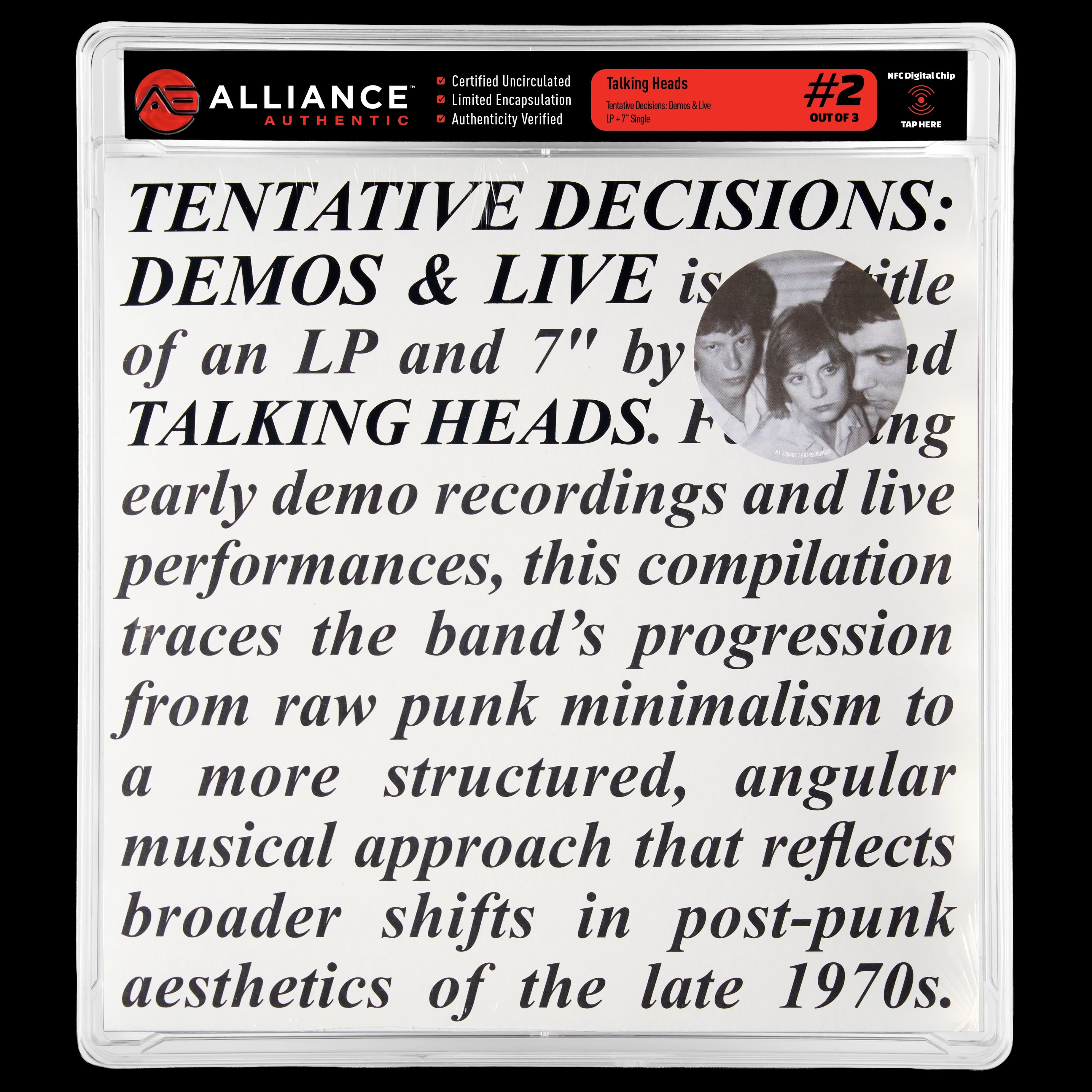 Front image of "Tentative Decisions: Demos & Live" #2